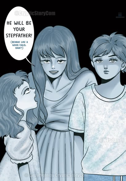 Step father 👀 Produced by: Cryptic Story dot Com