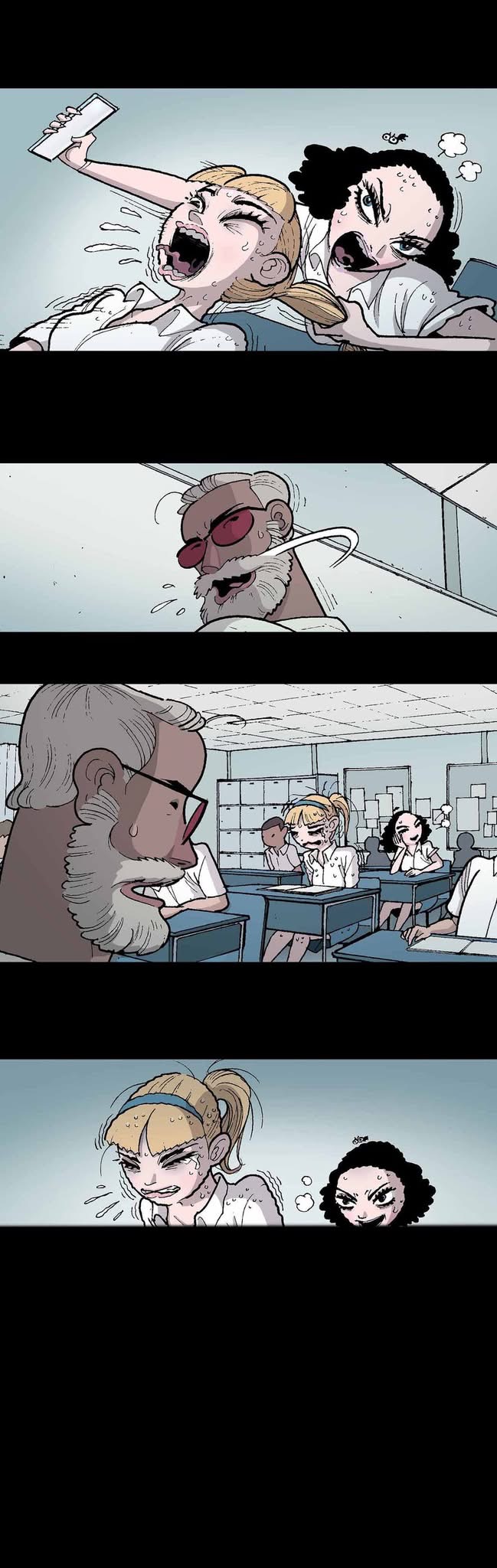 Is this teacher human or organ model?!